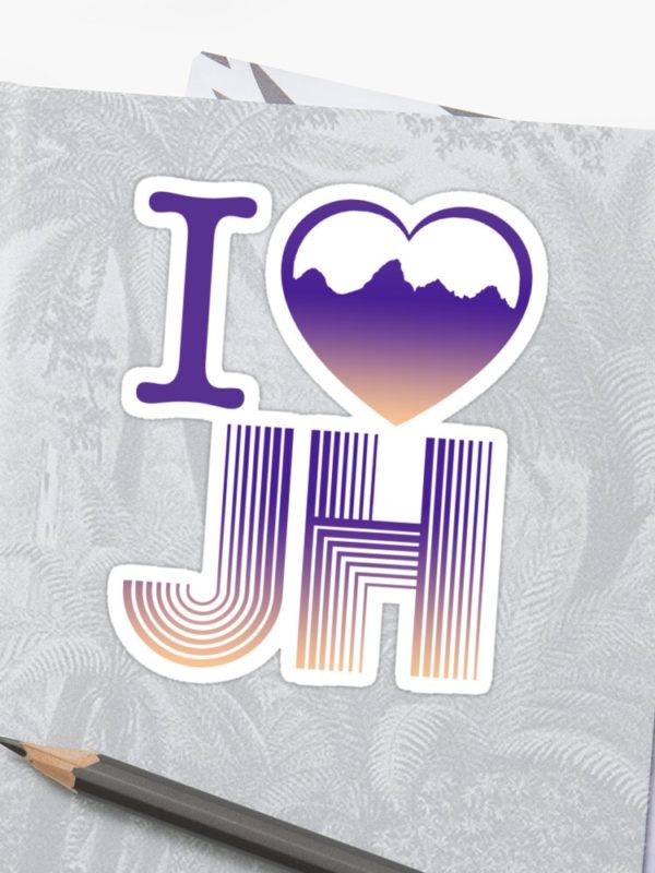 I heart Jackson Hole Sticker